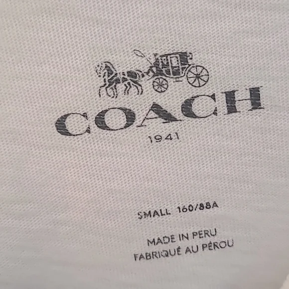 COACH T-SHIRT - Picture 3 of 4